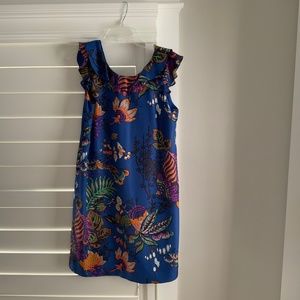 JCrew blue dress.